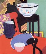 Francis Campbell Boileau Cadell The Blue Fan Spain oil painting artist